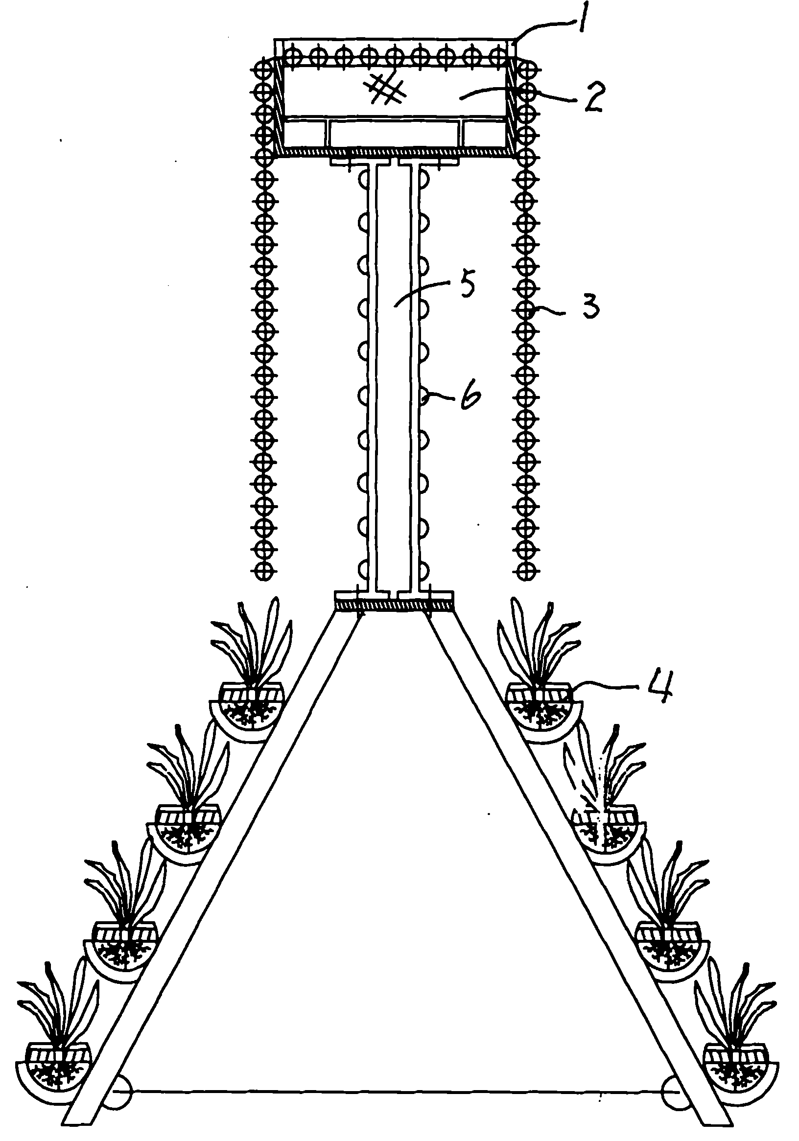 Photocatalysis-plant cooperated water purifying method for pisciculture water