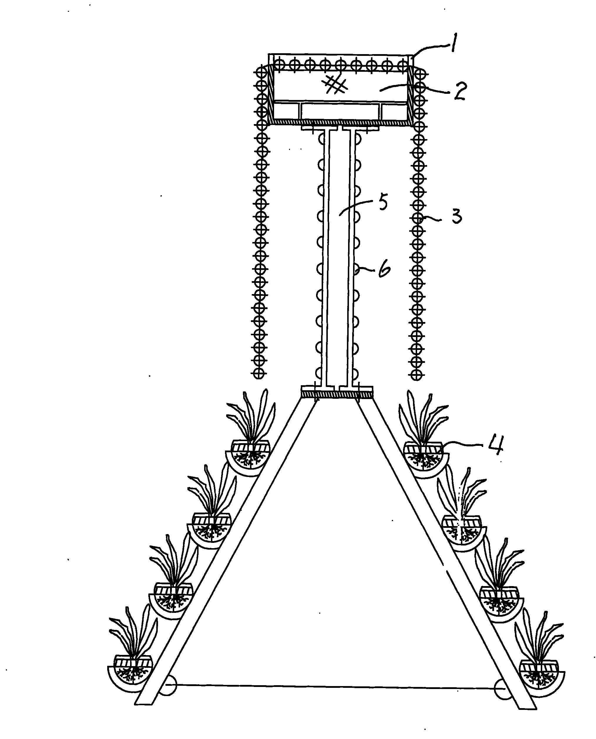 Photocatalysis-plant cooperated water purifying method for pisciculture water