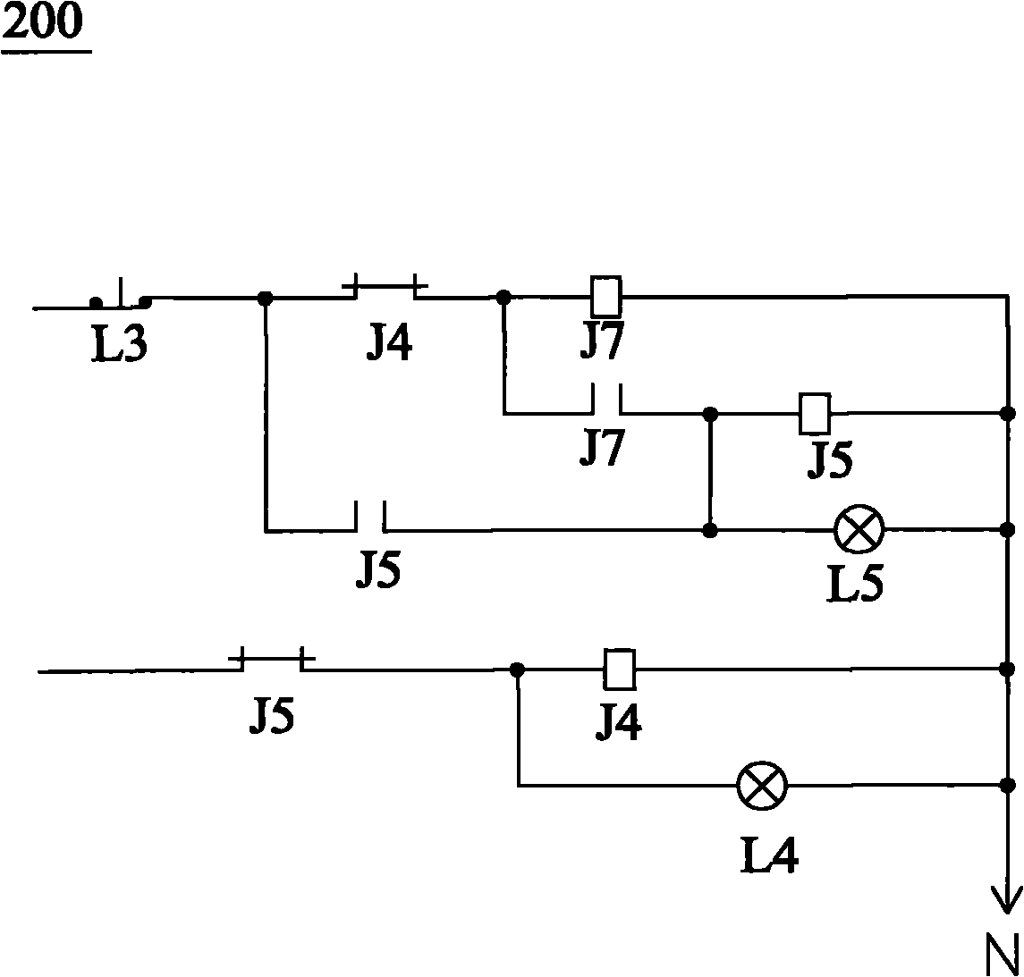 Time delay switching circuit