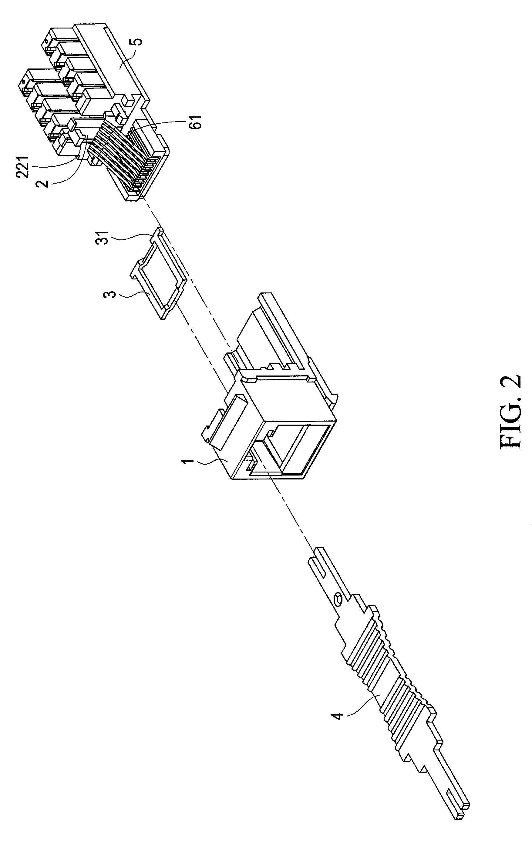 Connection receptacle lock and security structure