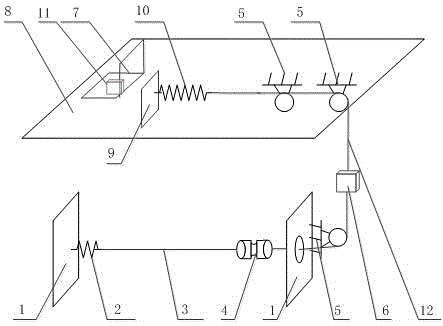 System for testing vortex-induced vibration traveling wave of structure with large length to diameter ratio