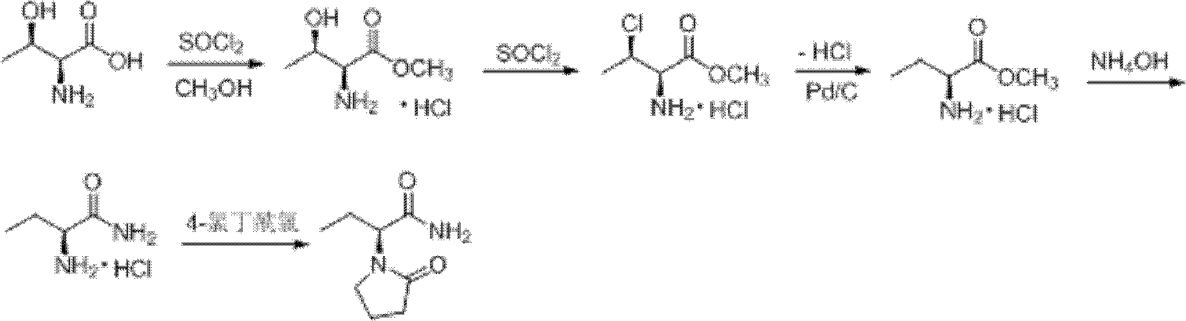 Preparation method of L-2-aminobutanamide hydrochloride