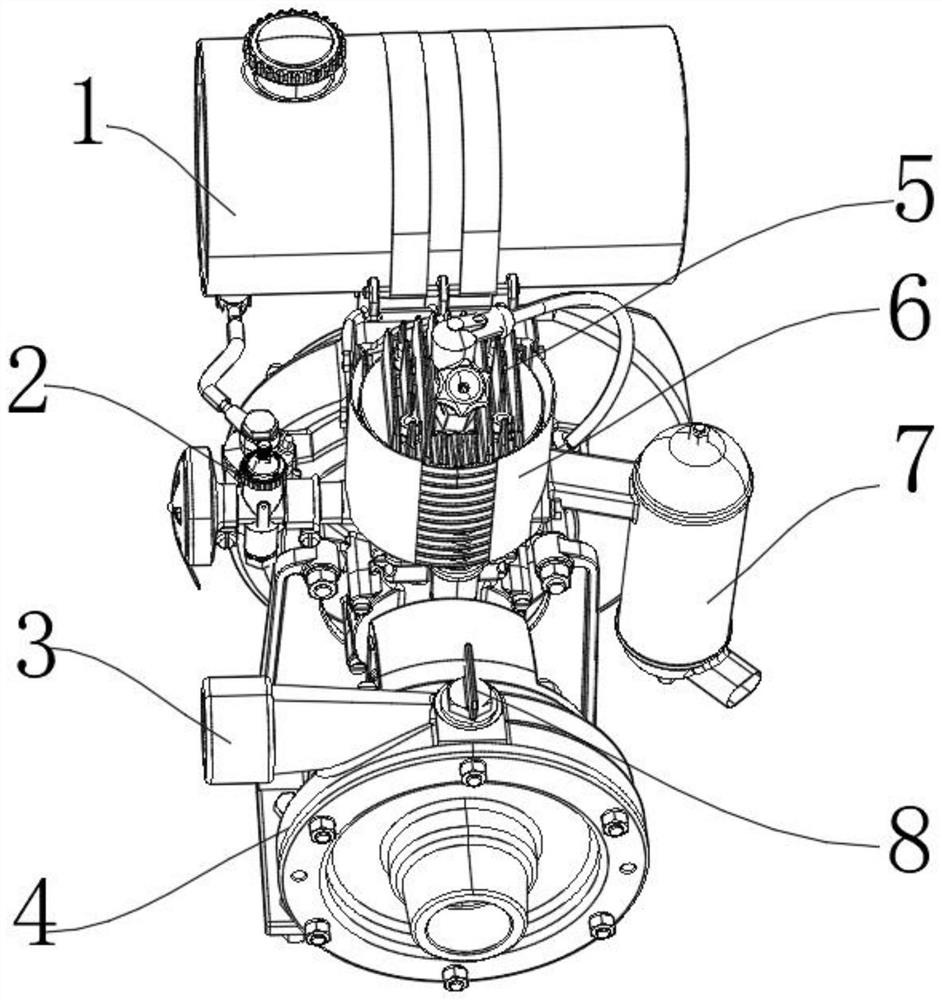 Energy-saving device for water pump system of central air conditioner