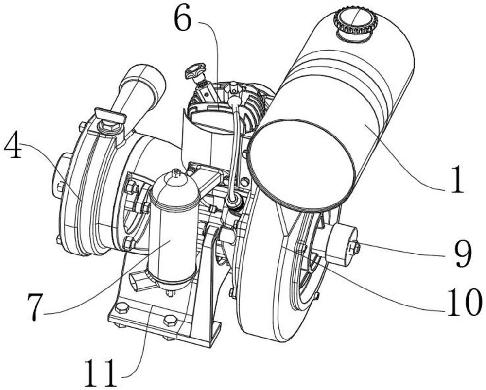 Energy-saving device for water pump system of central air conditioner