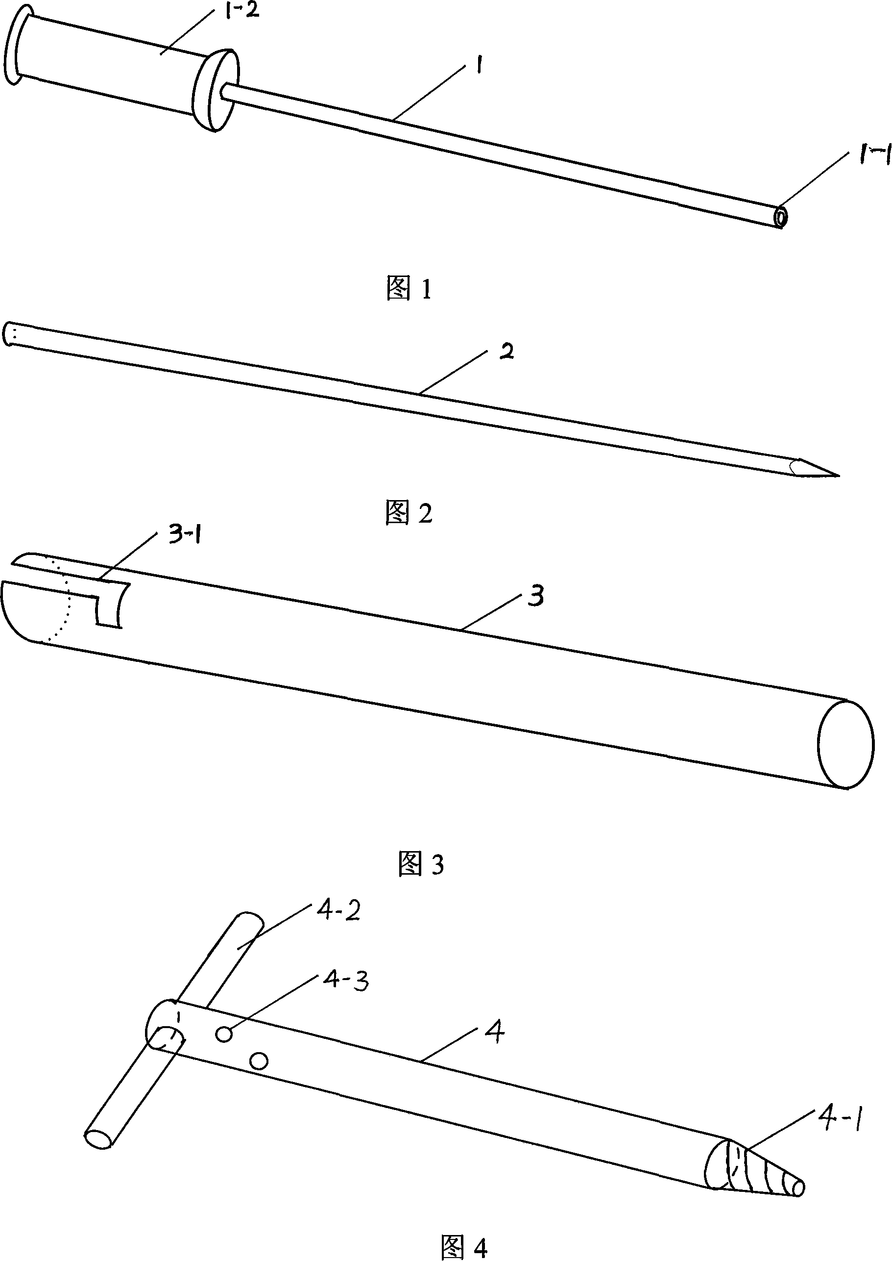 Micro-wound lubosacral spine anterior fusion inner fixation surgical instrument and using method