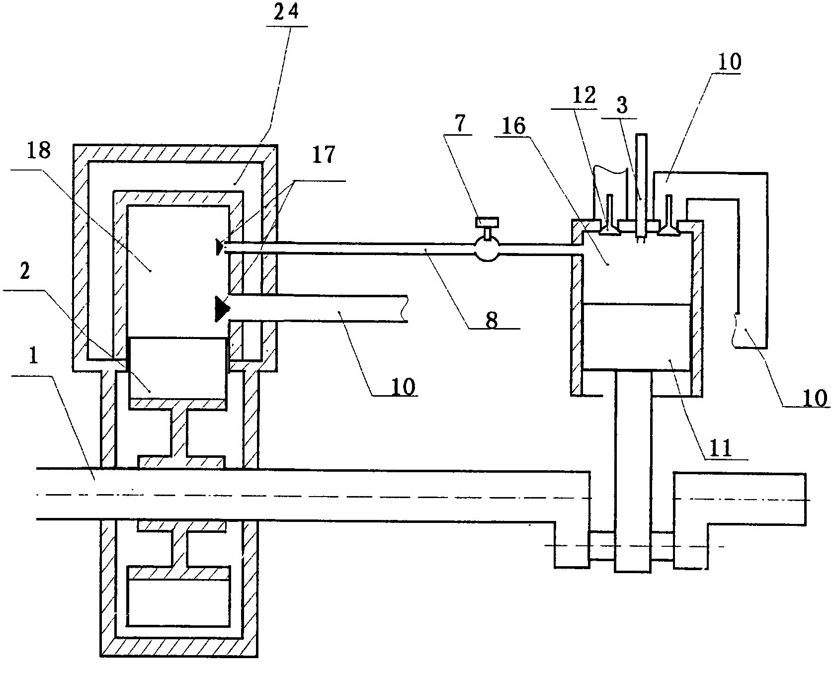 Double internal combustion super energy-saving engine