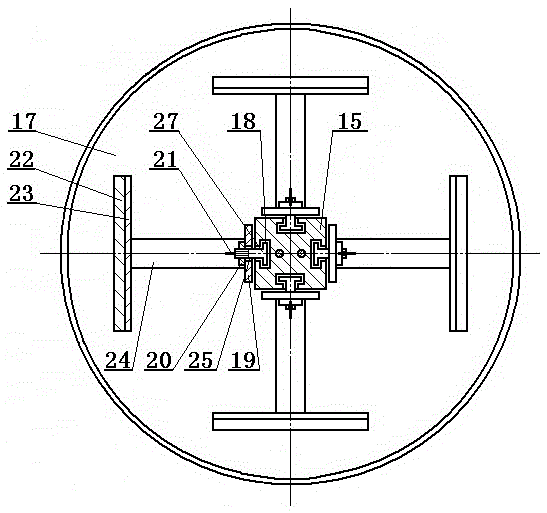 Dart disk set capable of moving up and down and rotating by 360 degrees in horizontal direction