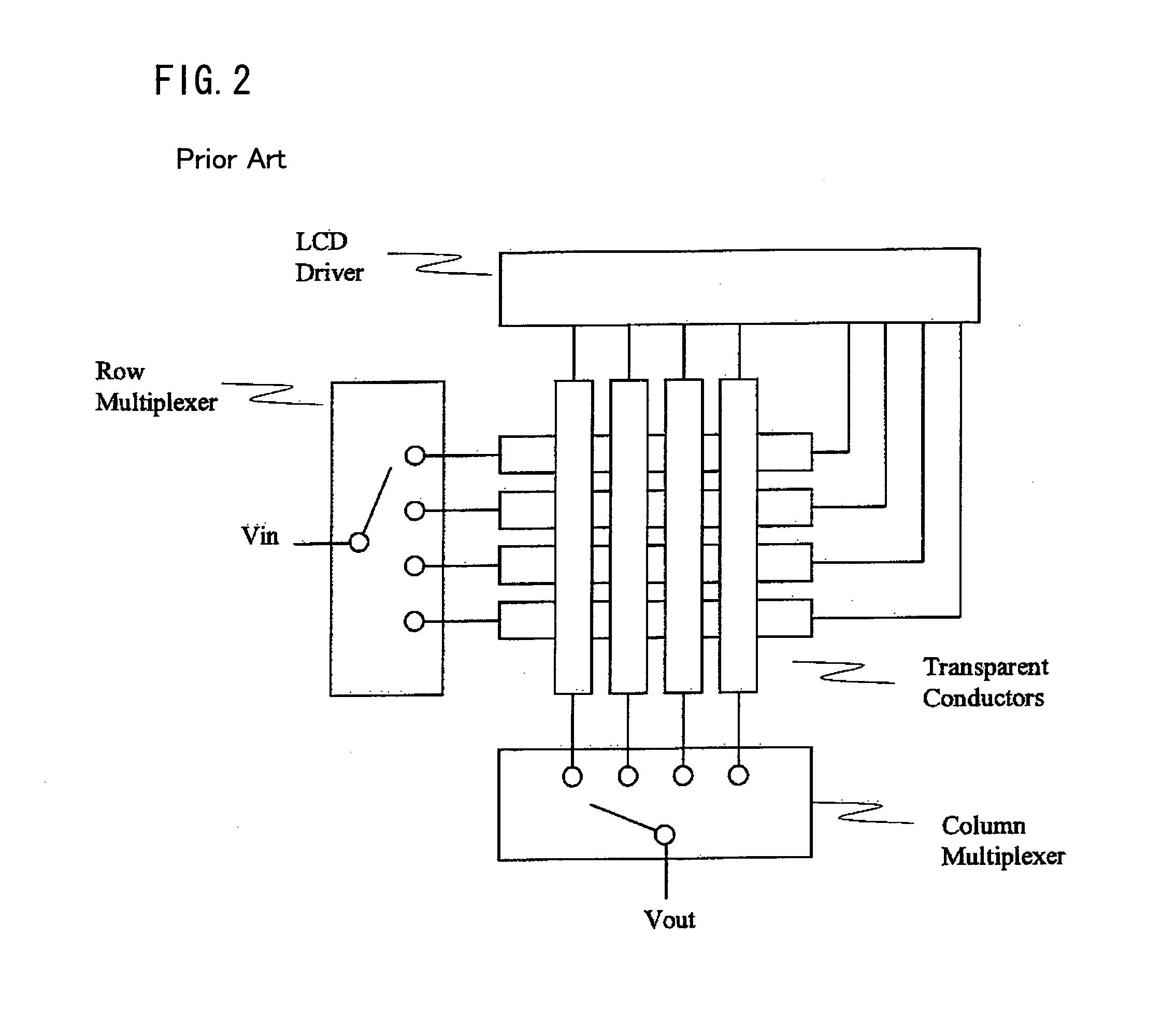 Liquid crystal device comprising array of sensor circuits using a pre-charge operation