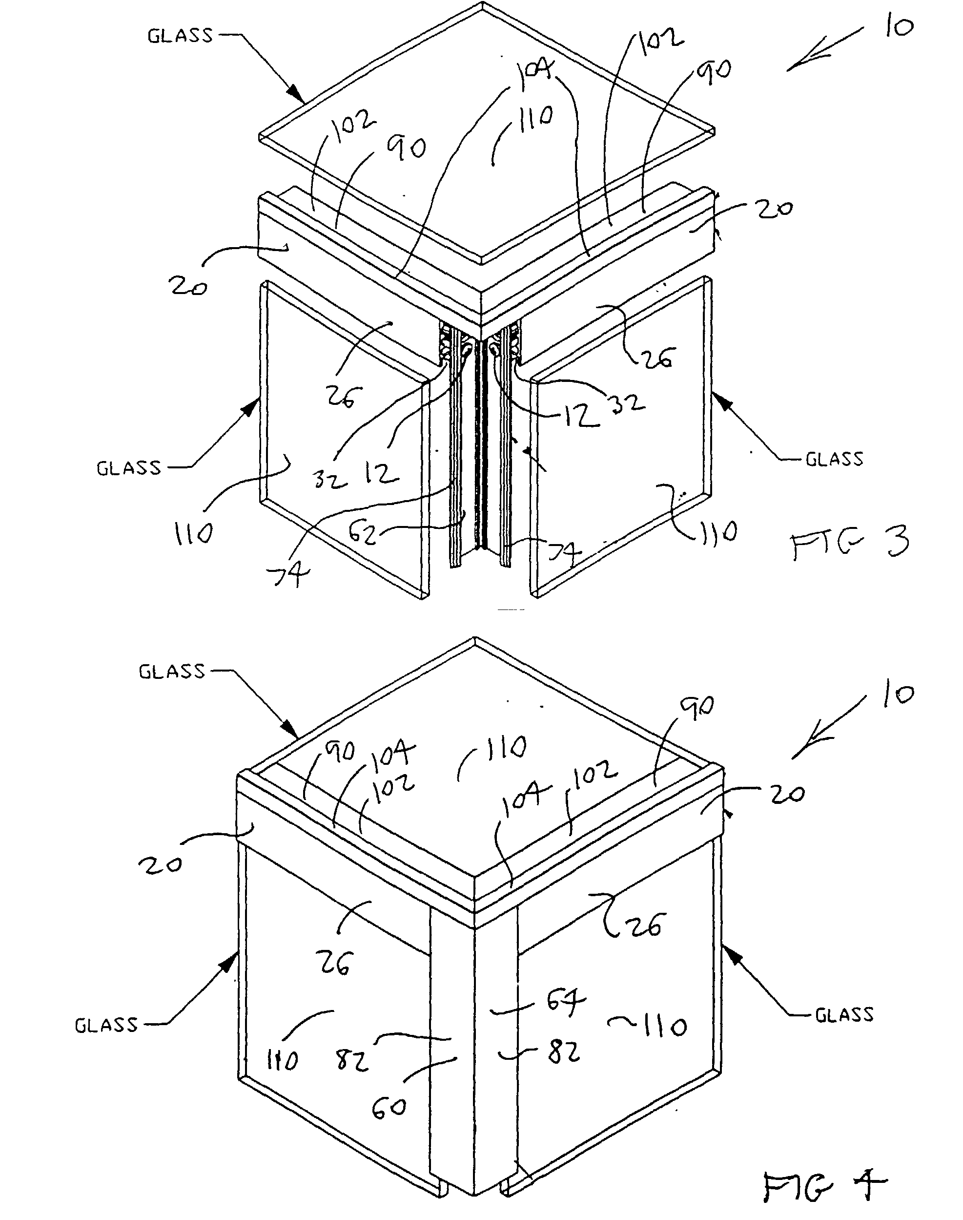 Display case assembly system