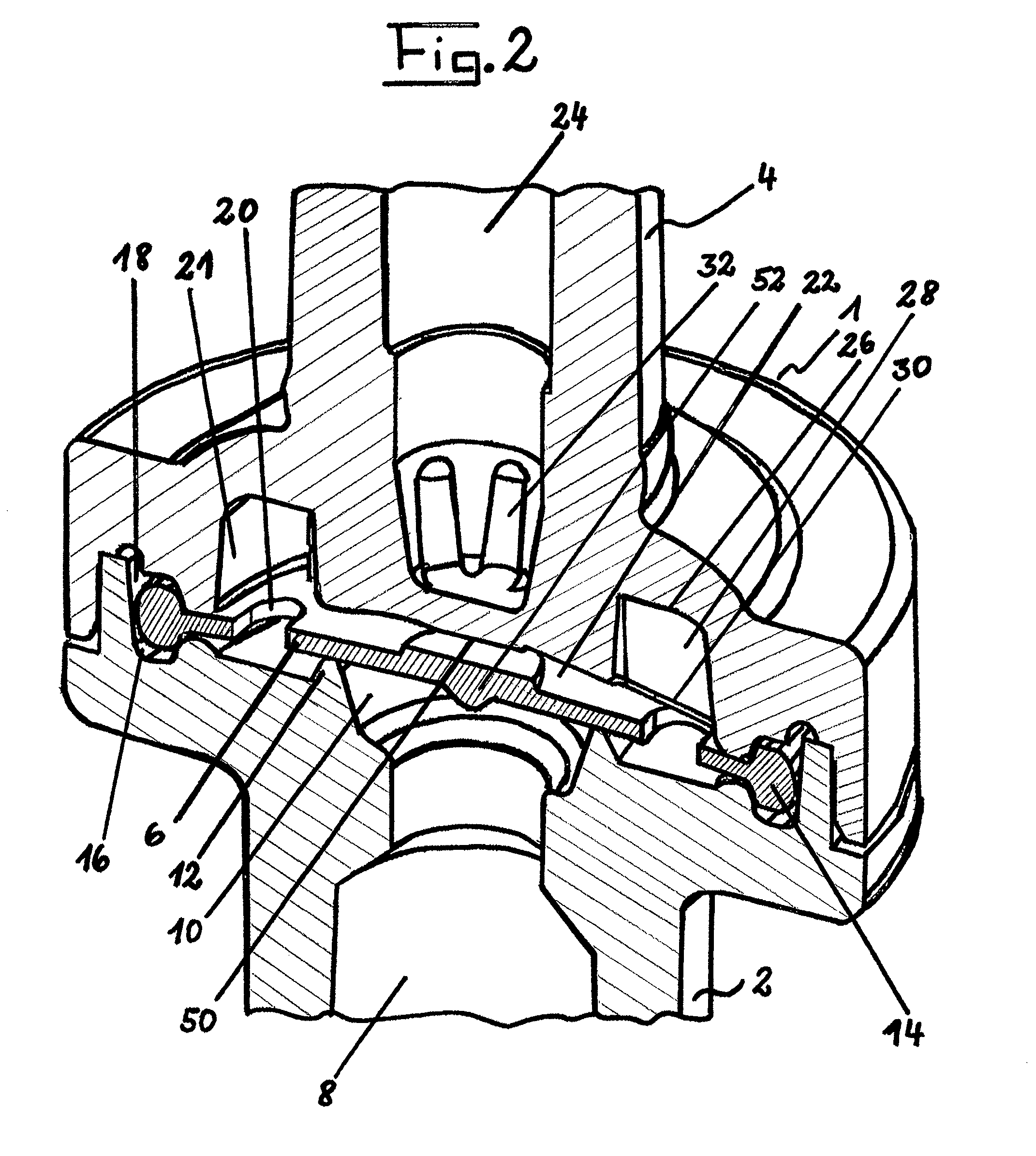 Non-return valve, in particular for medical uses
