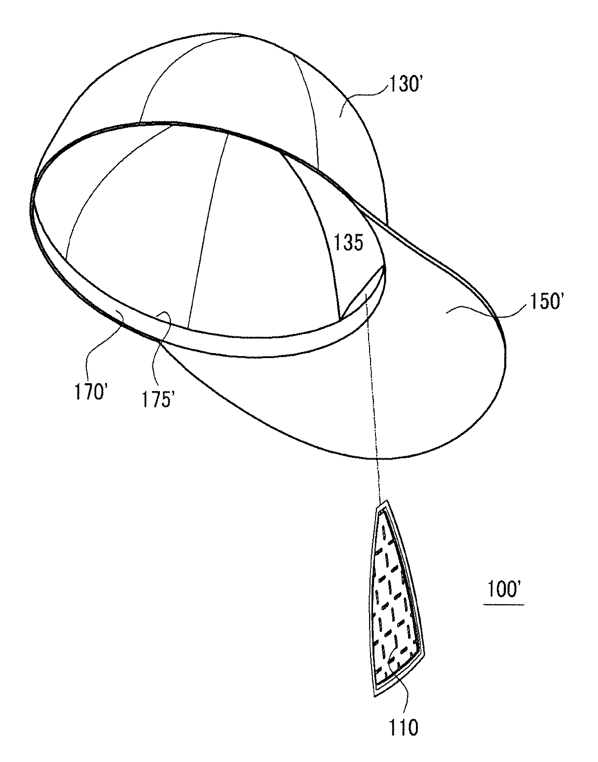 Flexile Plated Cooling Pack of Headwear and Method for Making the Same