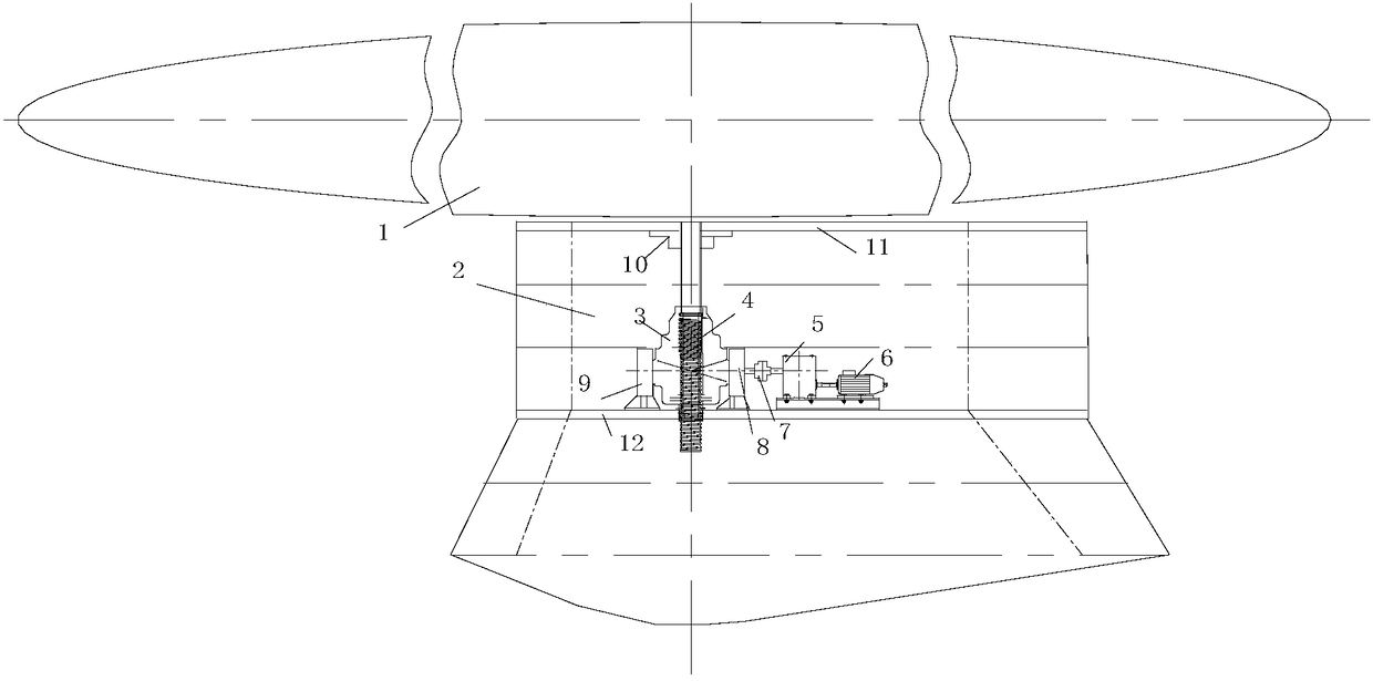 Elevating mechanism for aircraft radome