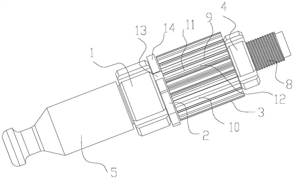 Gear grinding tool for internal spline gear