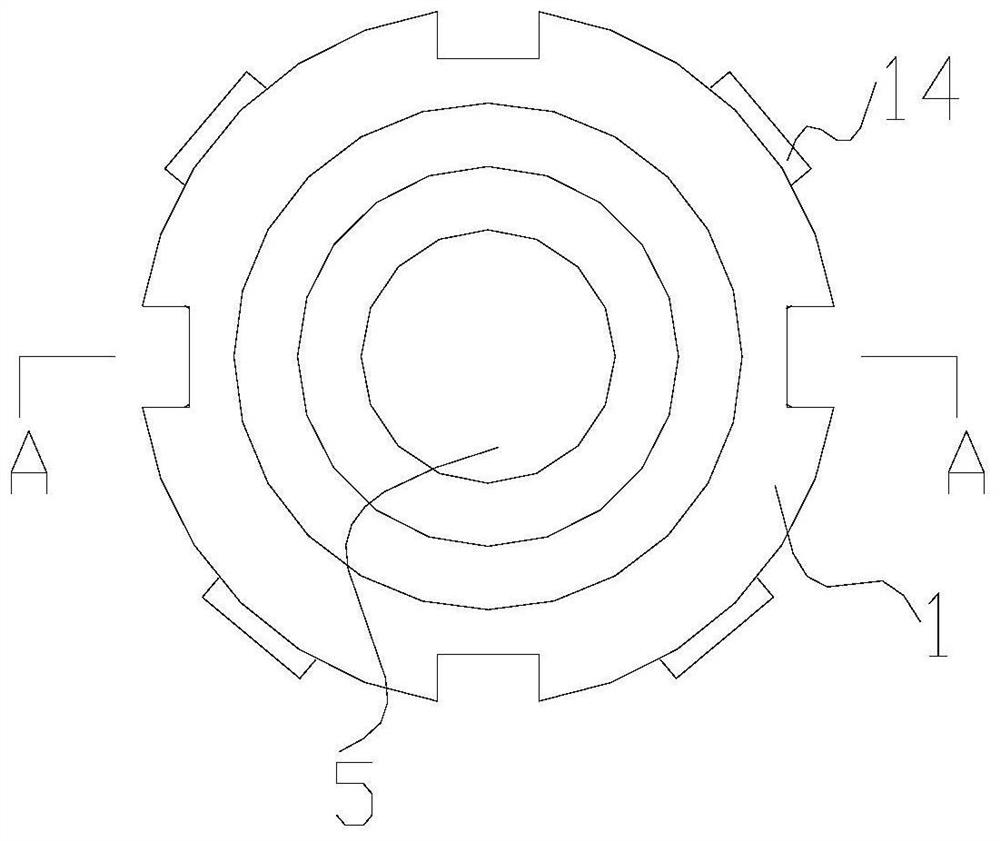 Gear grinding tool for internal spline gear