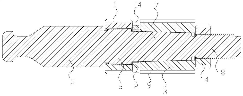 Gear grinding tool for internal spline gear