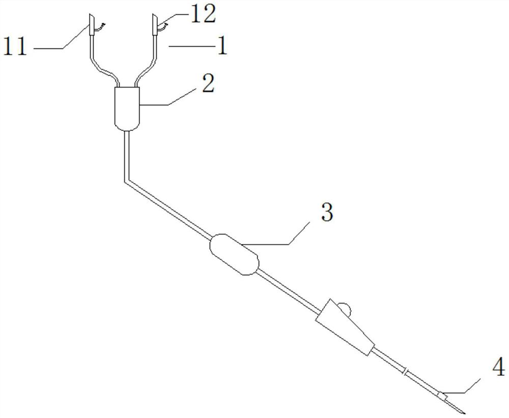 Needling type continuous infusion apparatus capable of sequentially switching channels