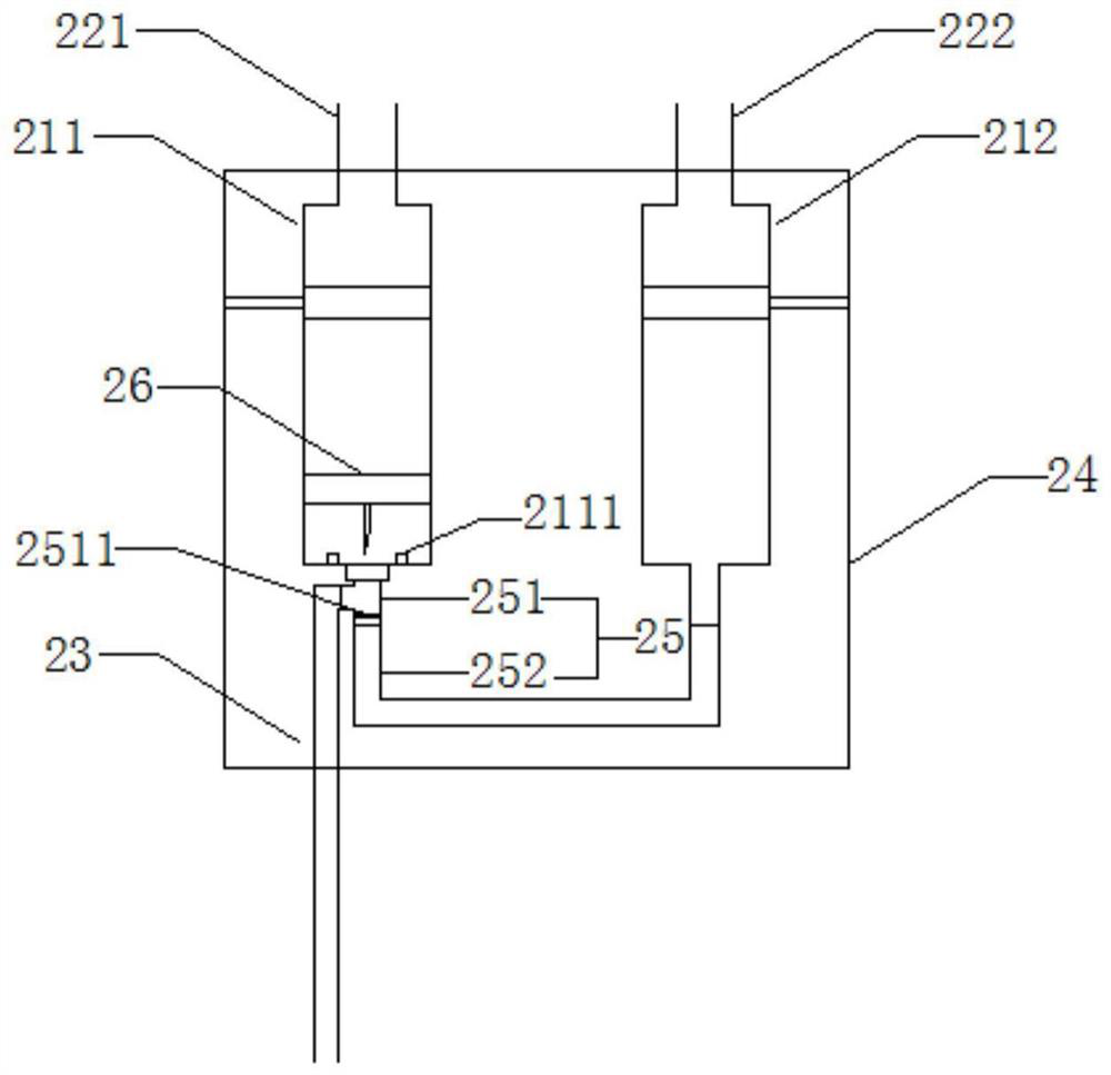 Needling type continuous infusion apparatus capable of sequentially switching channels