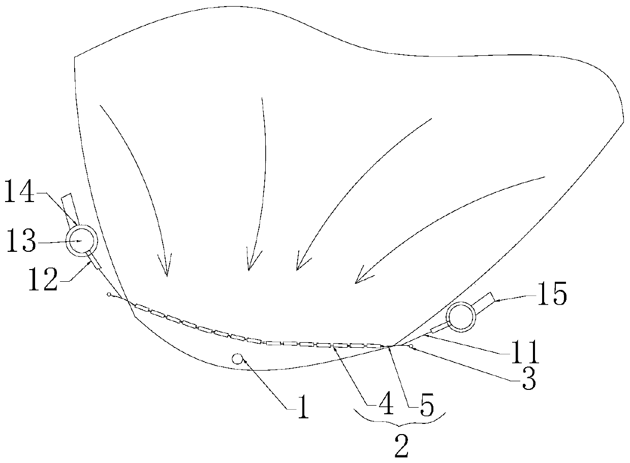 Sundry cleaning device of urban garden landscape circulating water pool