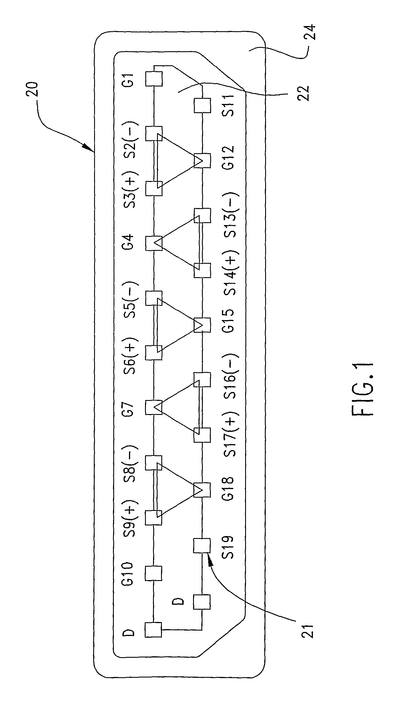 Impedance controlled electrical connector