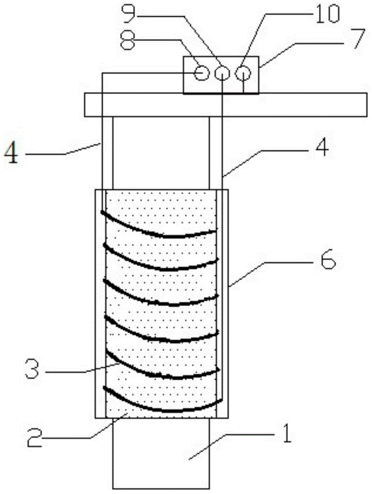 System and method for multi-layer protection monitoring and emergency support of steel structure in splash zone