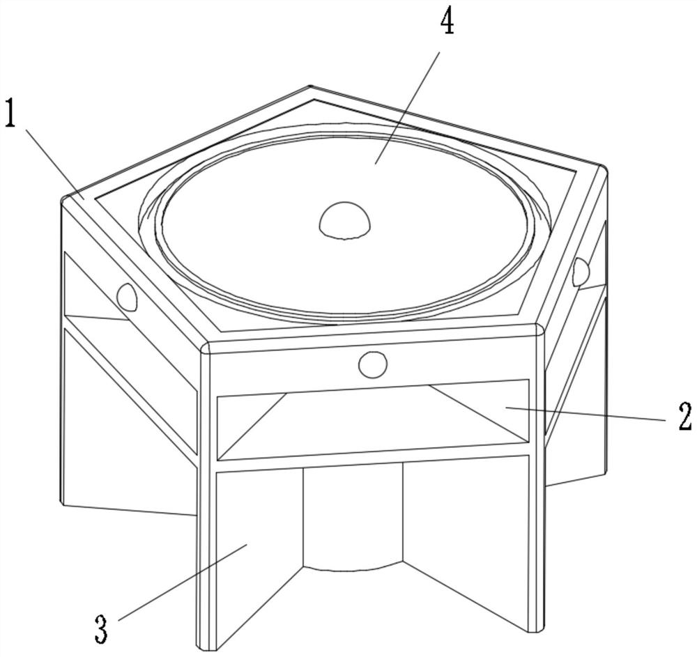 Intelligent sand table teaching aid for human resource management and use method thereof