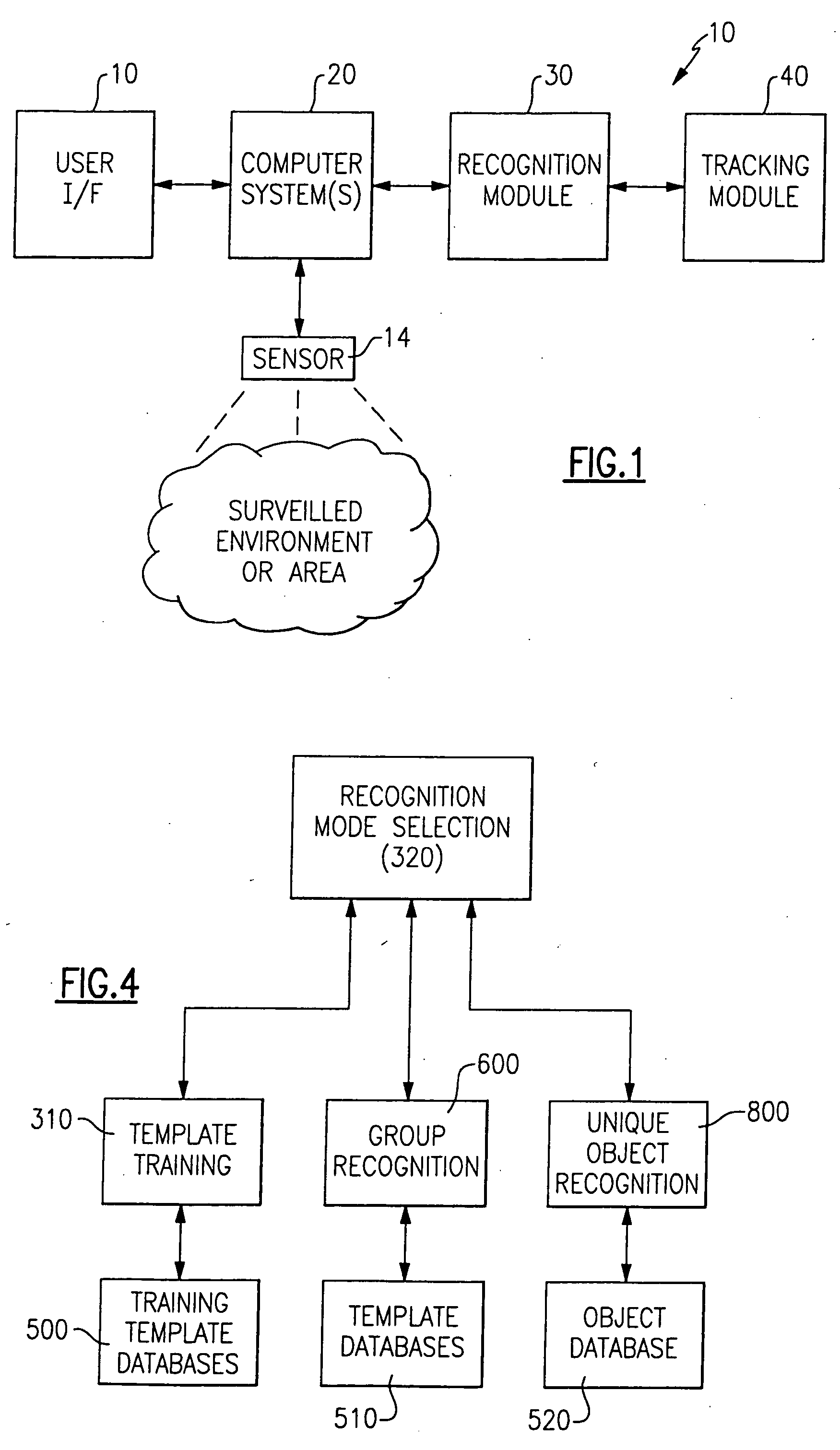 Object recognition system using dynamic length genetic training
