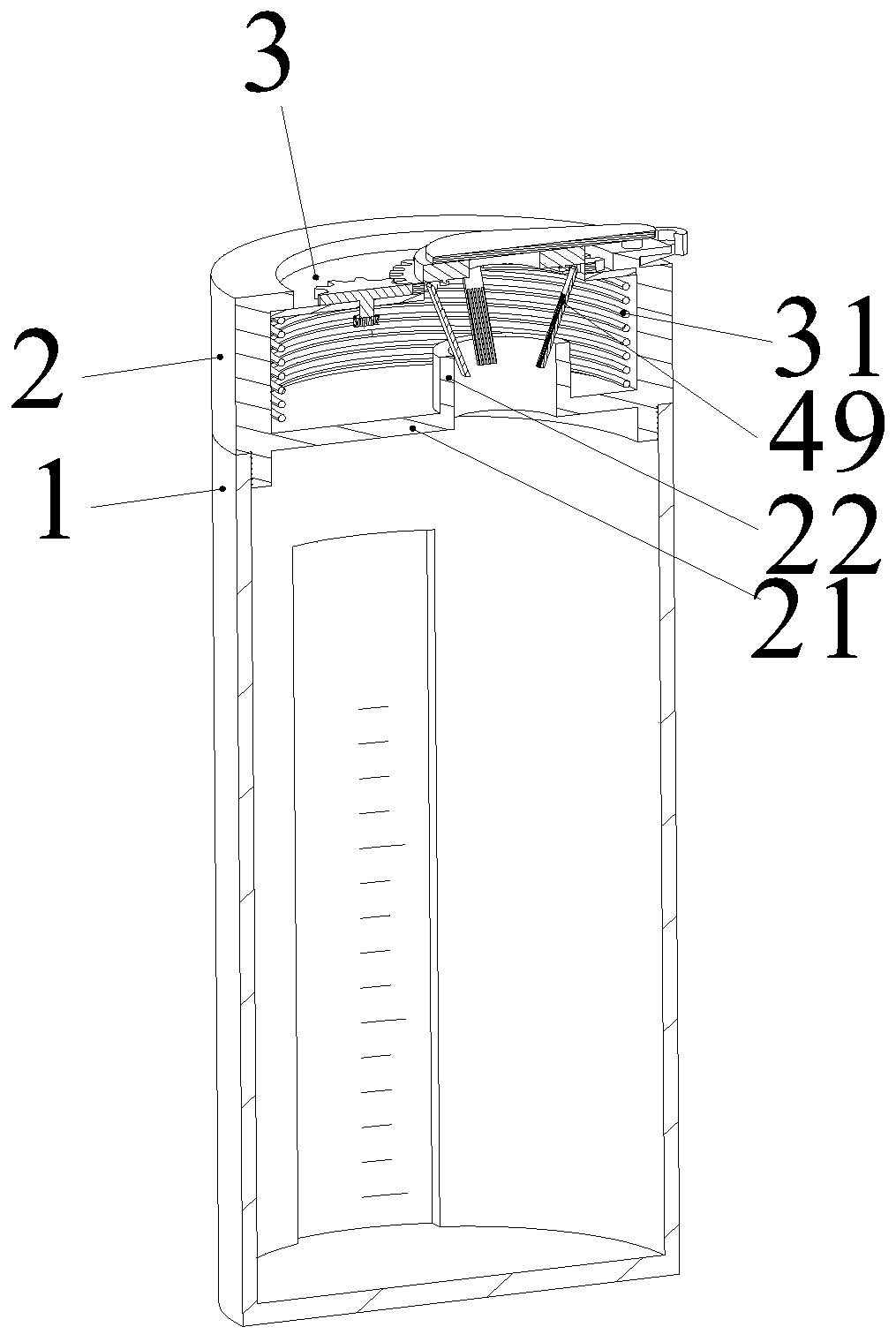 Safe sharp object box of syringe needle used for disassembling insulin pen