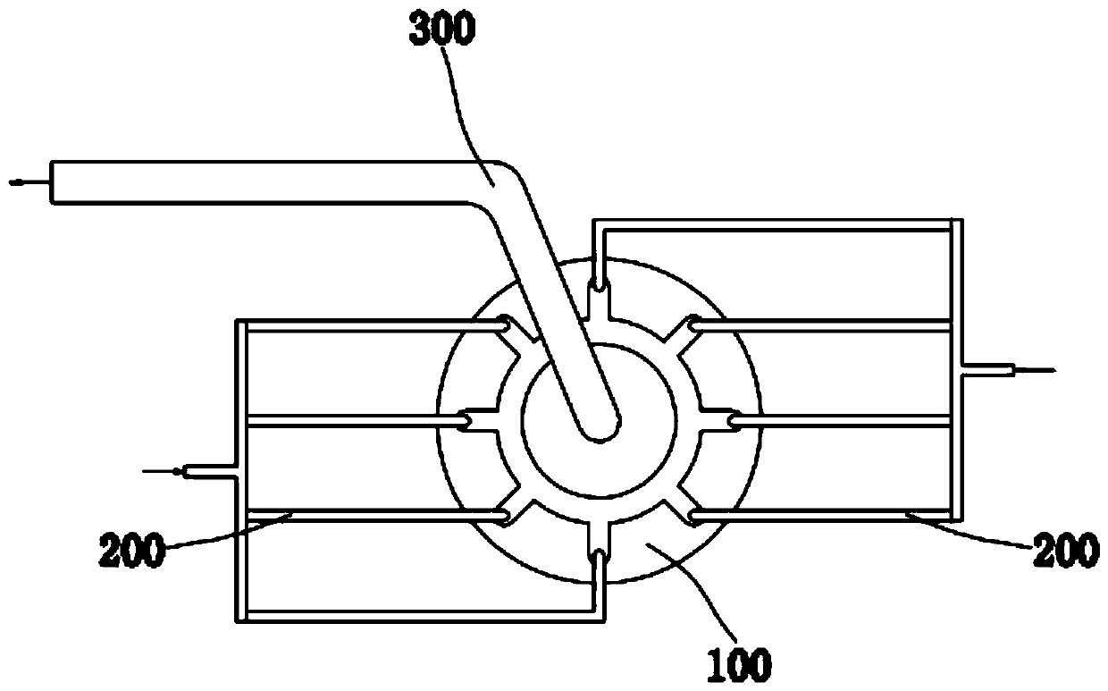 Silicon steel sheet welding water-cooling device and silicon steel sheet laminating and welding method