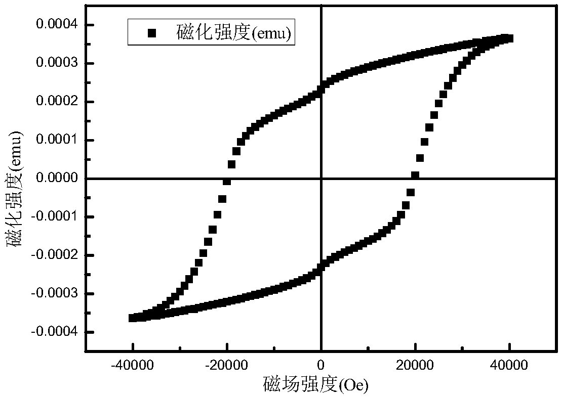 Preparation method of high-coercivity magnetic nanoparticle suspension