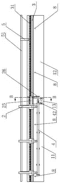 Long wire harness automatic threading machine and method