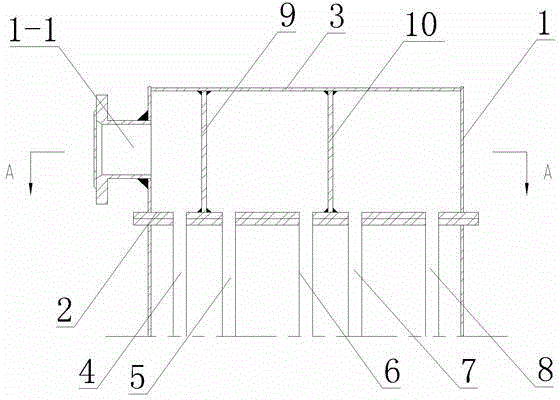 Heat exchanger tube box welding structure and manufacturing method