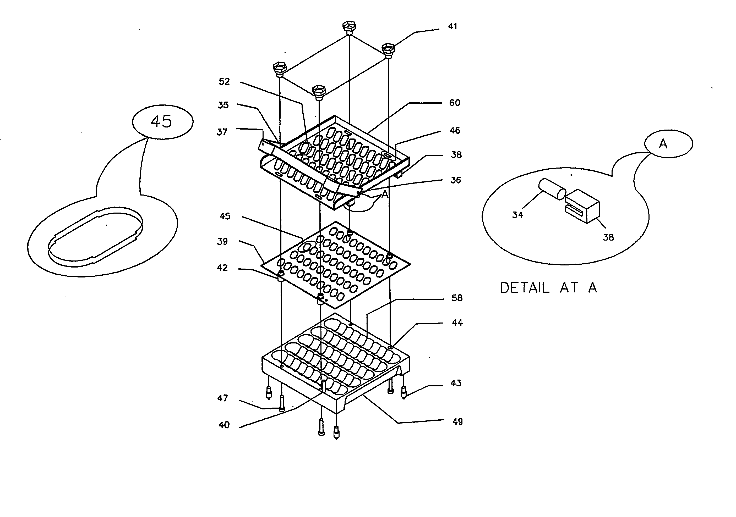 Device for filling soluble containers