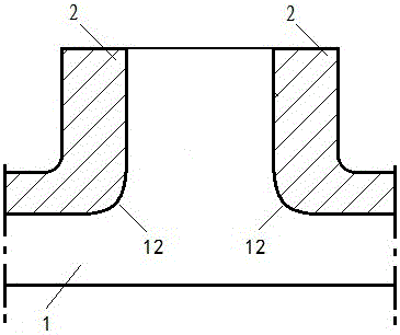 Groove-type MOS Schottky rectifier with deep grooves and T-POLY structure and manufacturing method thereof