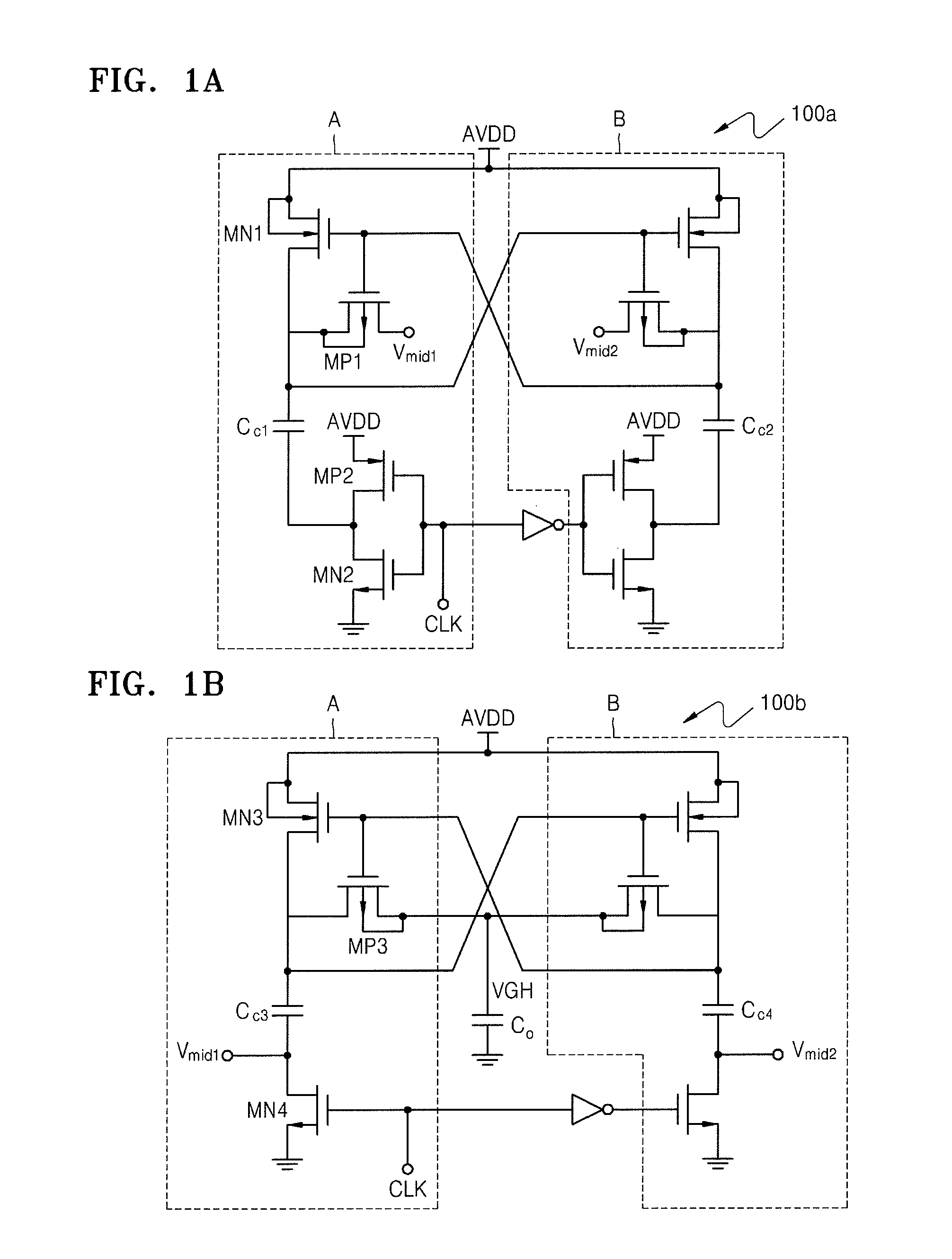 Charge pump using low voltage capacitors and ddi comprising the charge pump