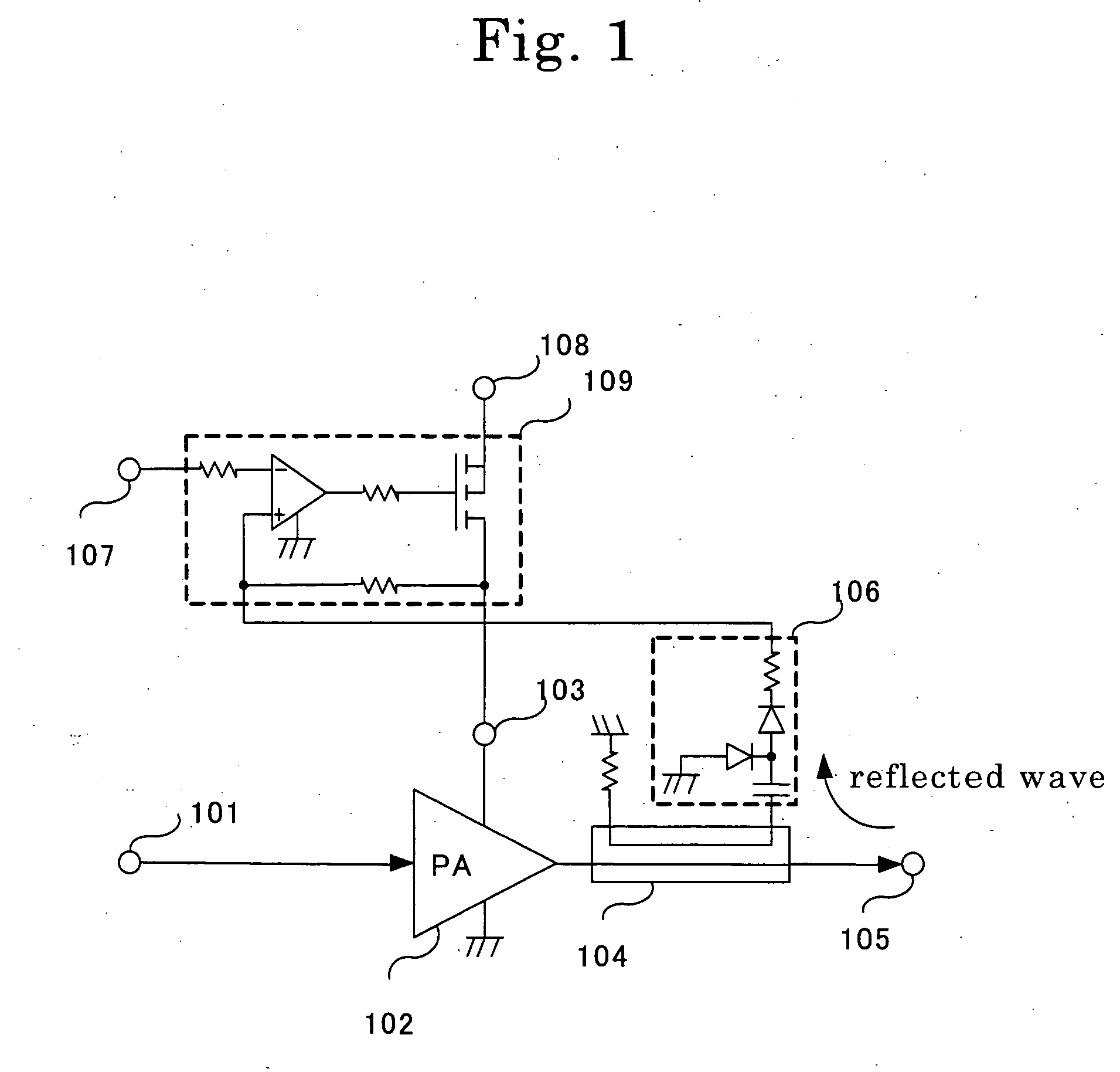 Protection circuit for power amplifier