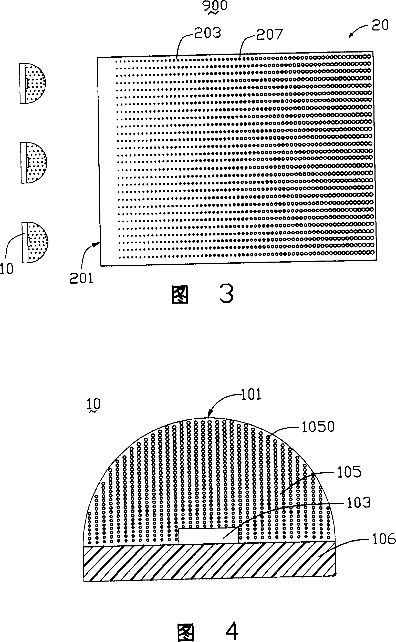 Luminous diode and surface light source device