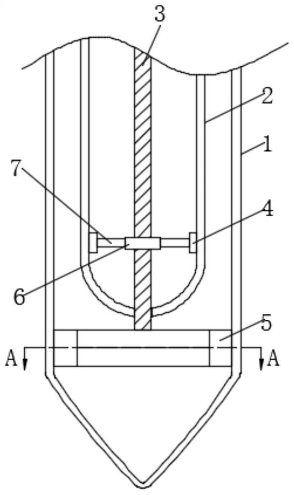 A solar vacuum tube with self-cleaning inner tube scale function