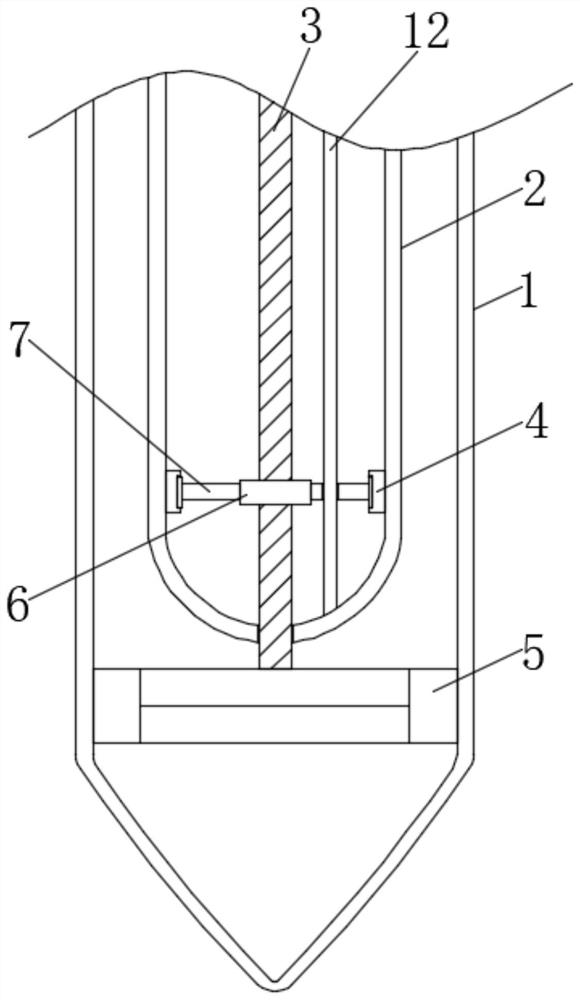 A solar vacuum tube with self-cleaning inner tube scale function