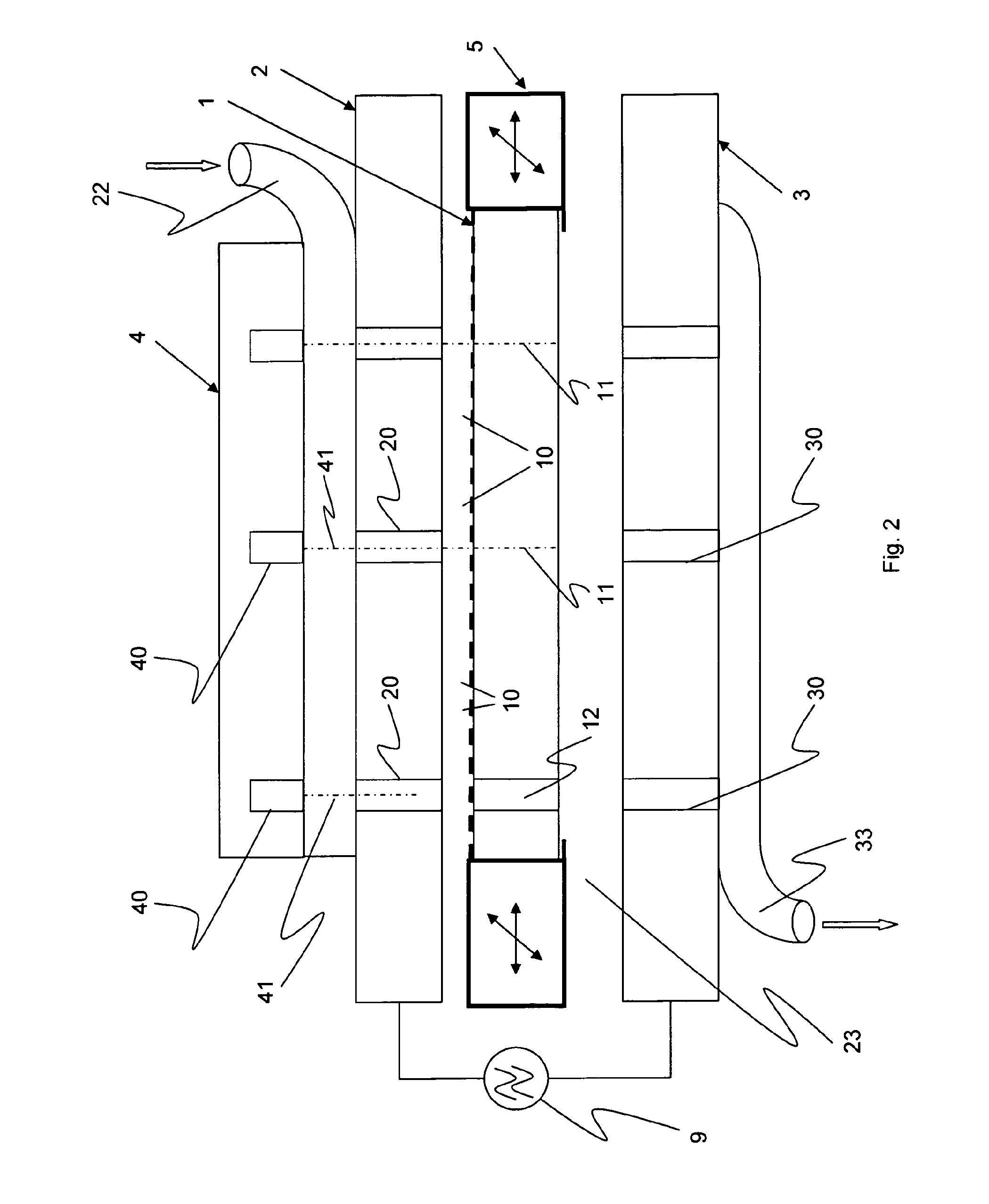 Method and devices for creating a multiplicity of holes in workpieces