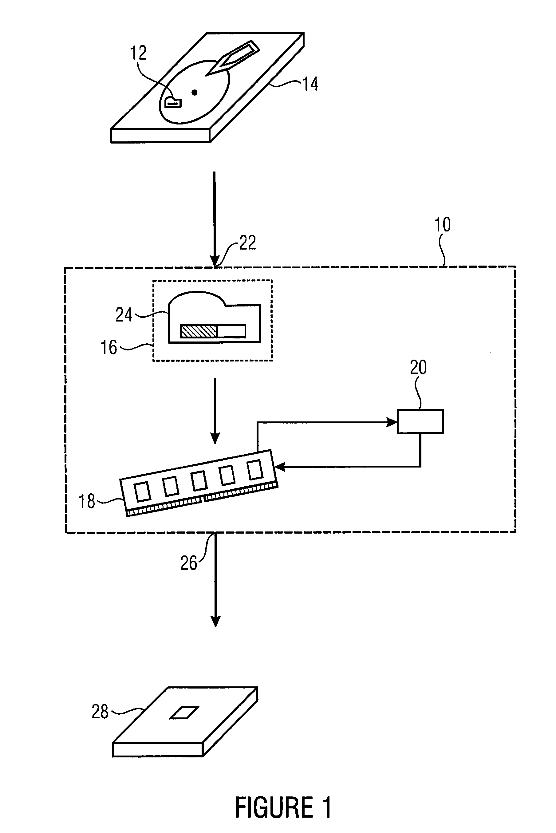 Cache device for caching