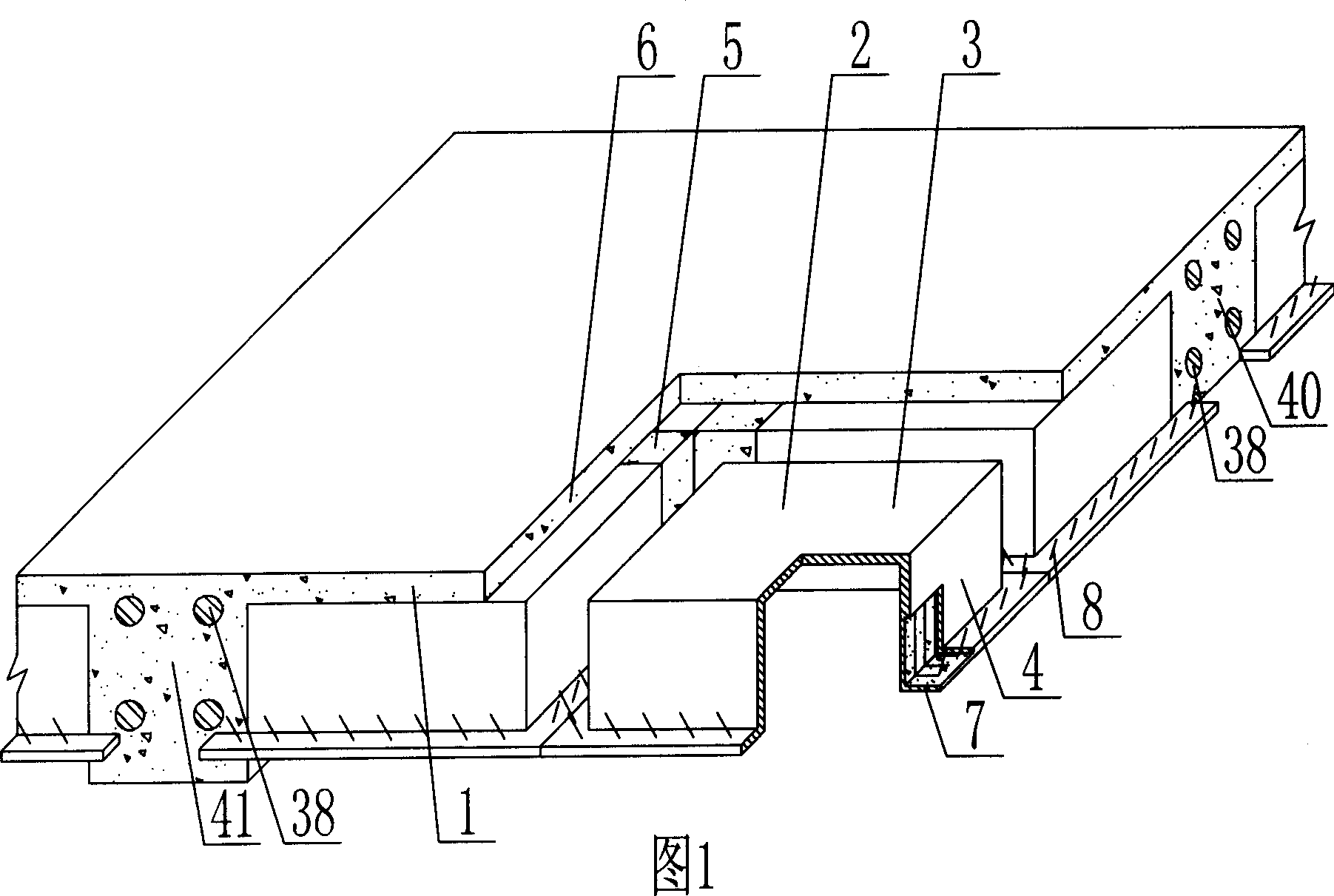 In-situ concrete plate