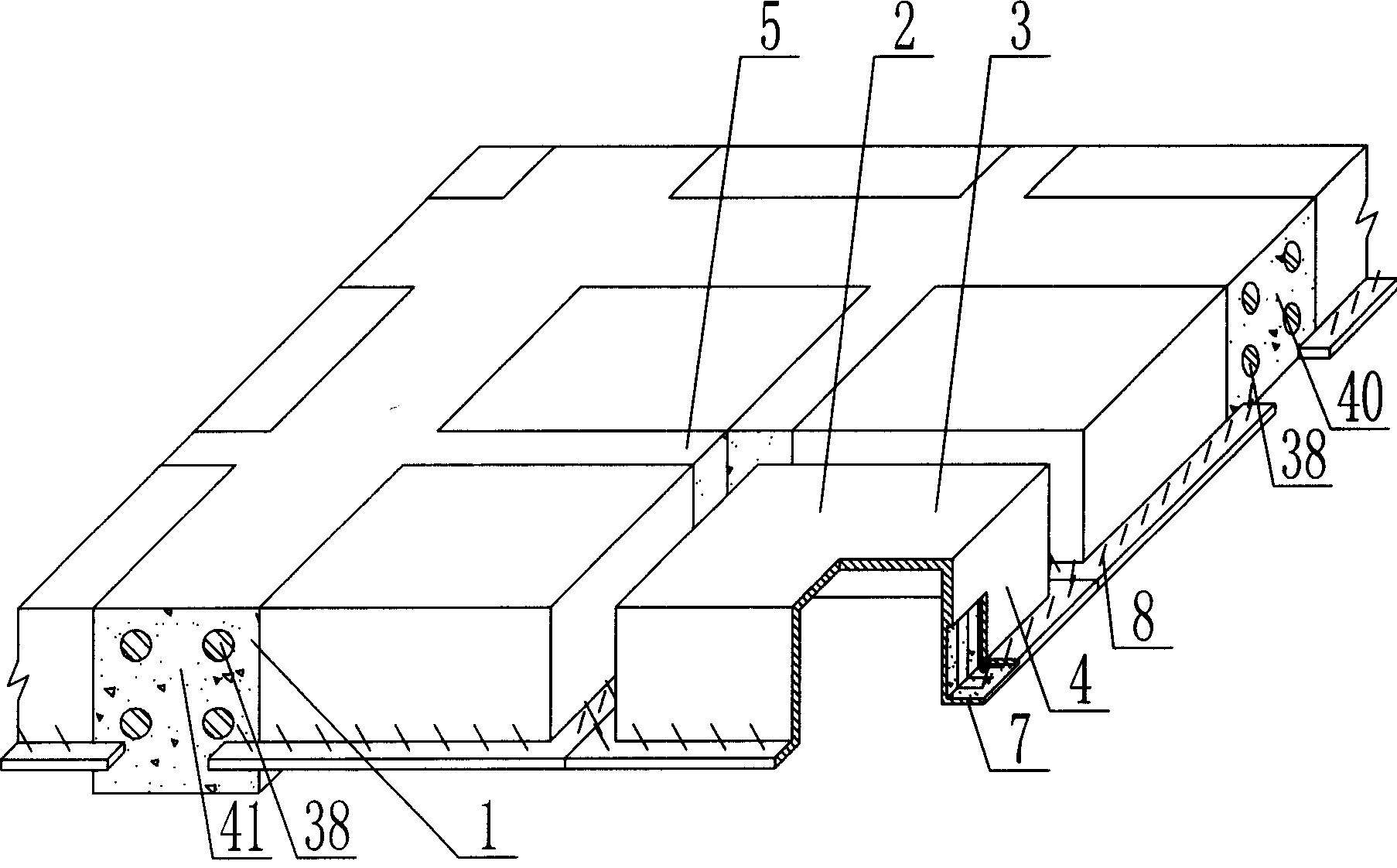 In-situ concrete plate