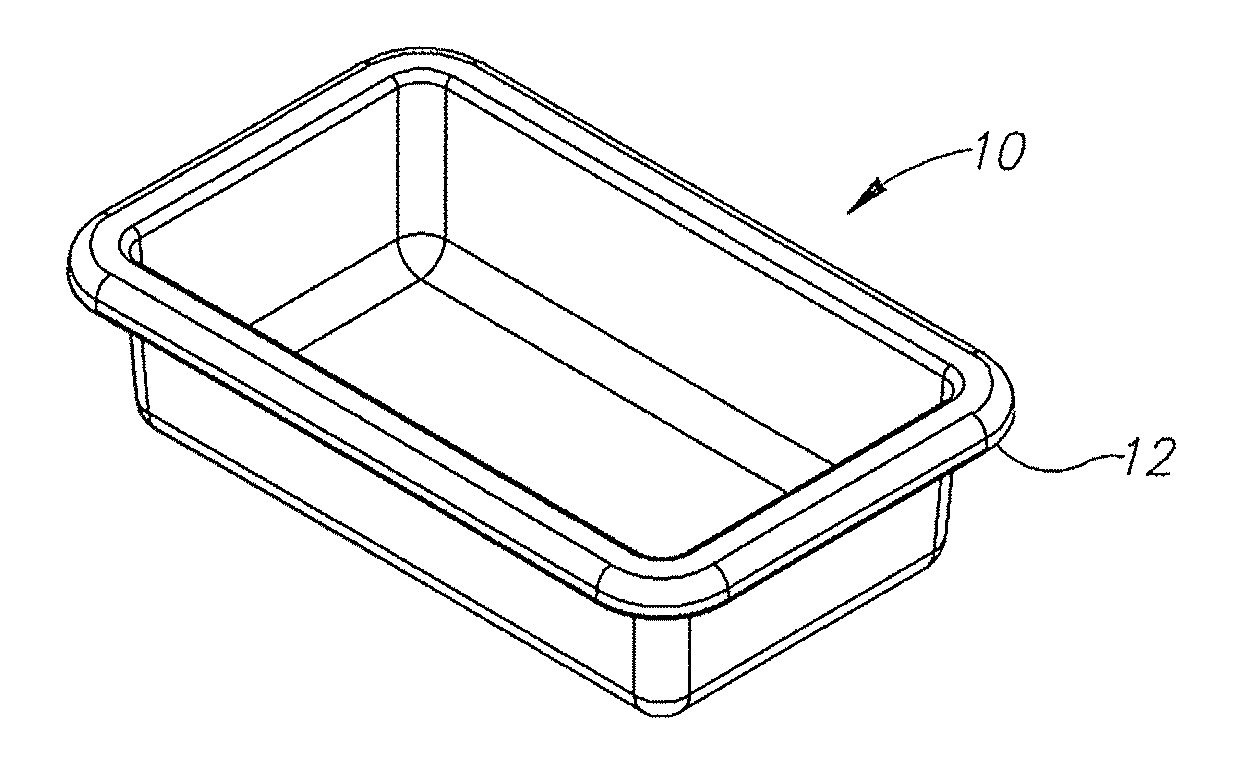 Silicone baking pan