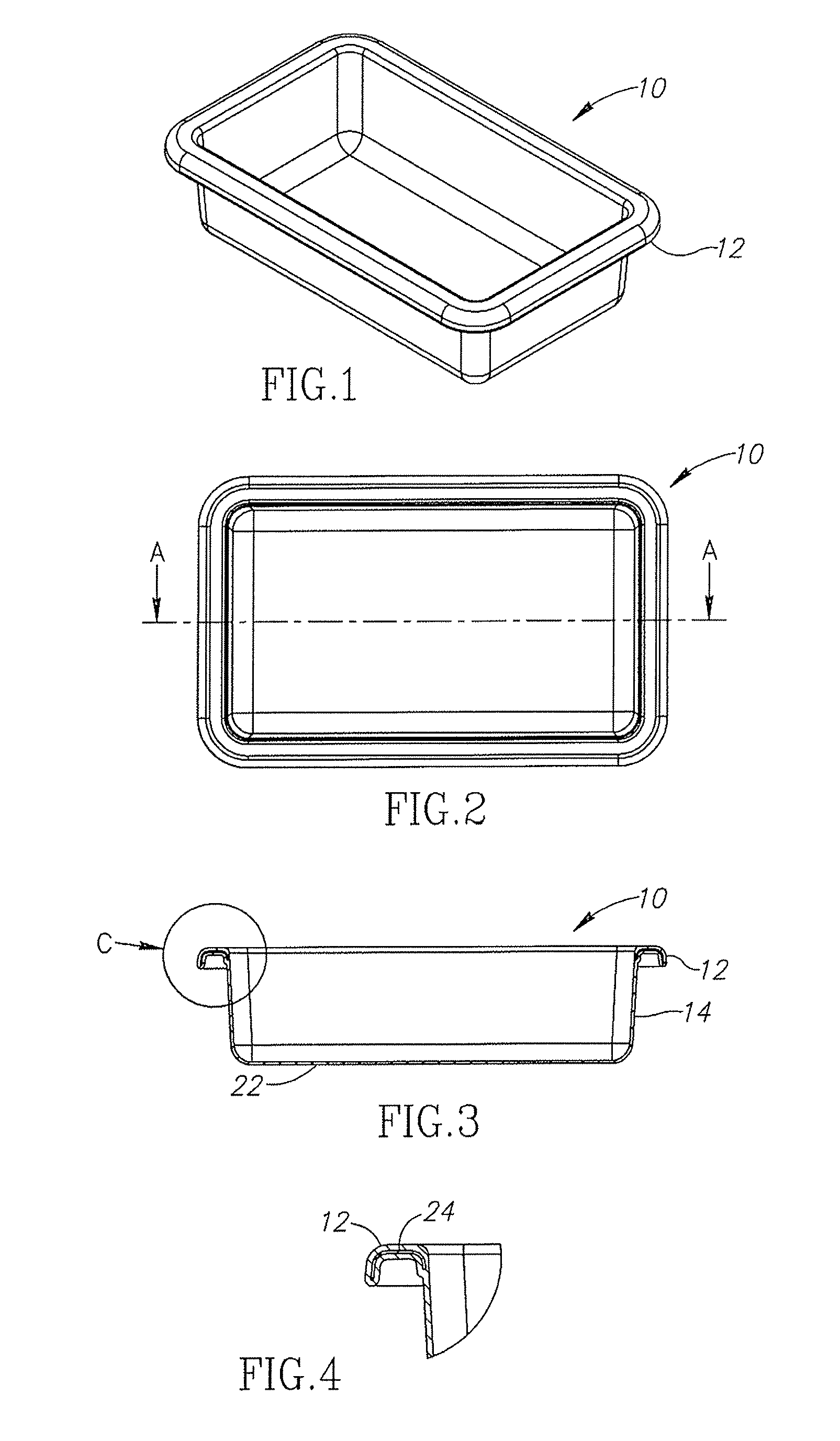 Silicone baking pan