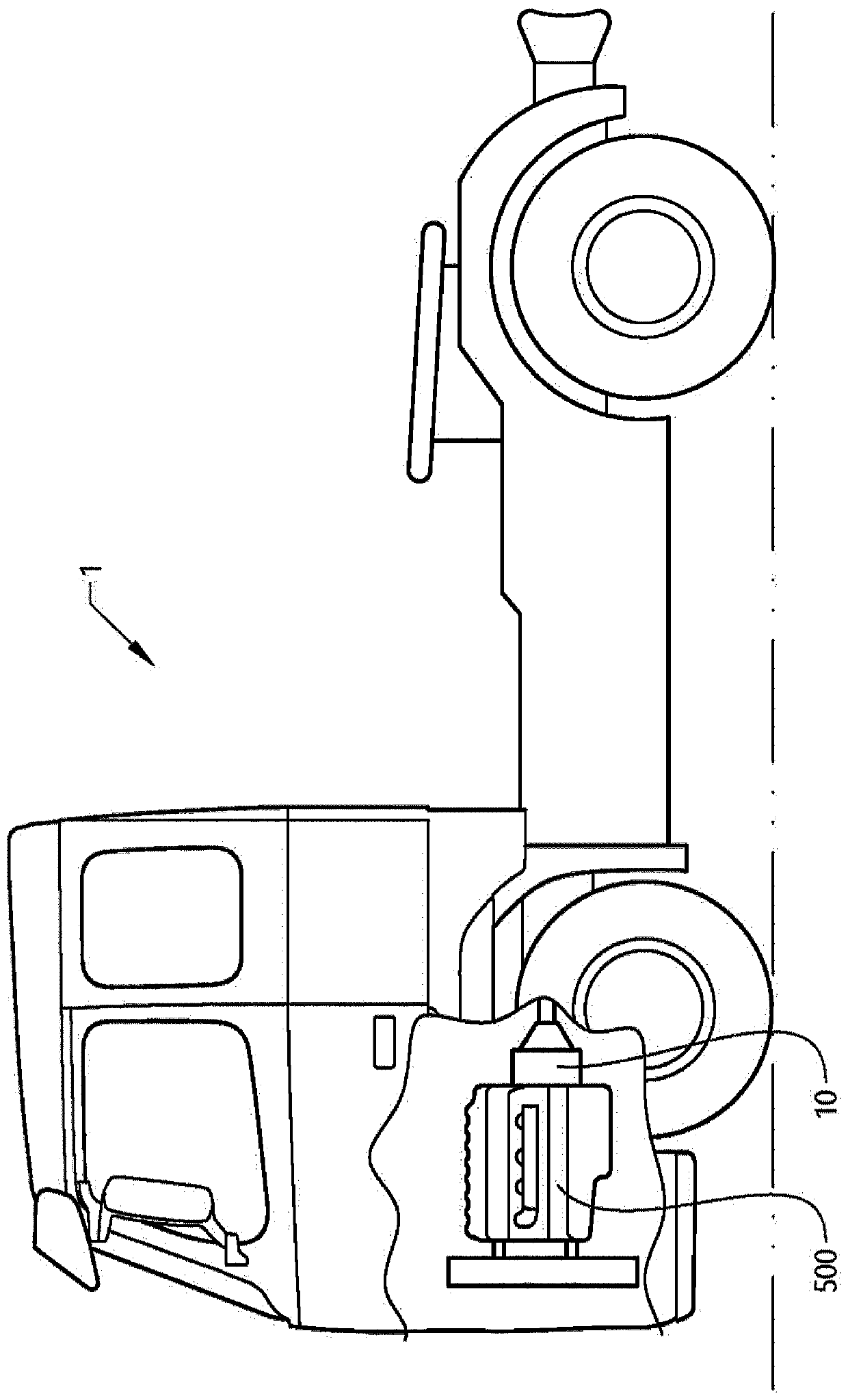 An auxiliary transmission brake arrangement