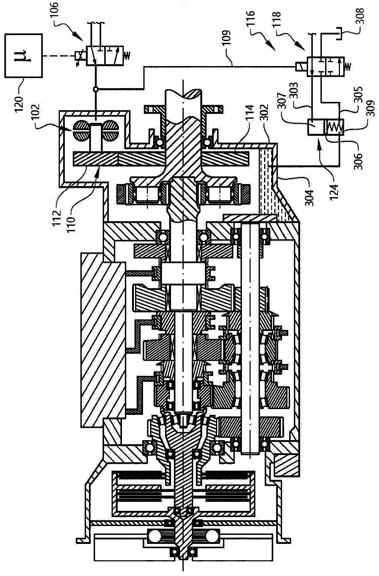 An auxiliary transmission brake arrangement