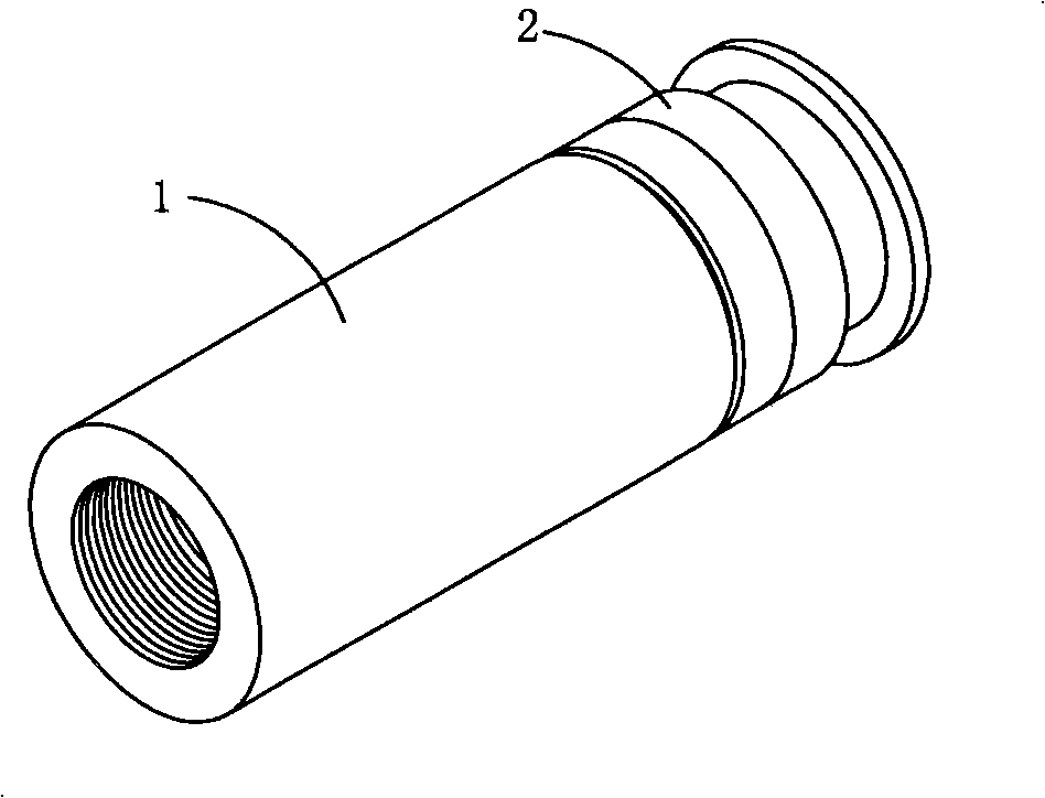 Cuprum aluminum socket connector for conductivity as well as manufacturing method and use thereof