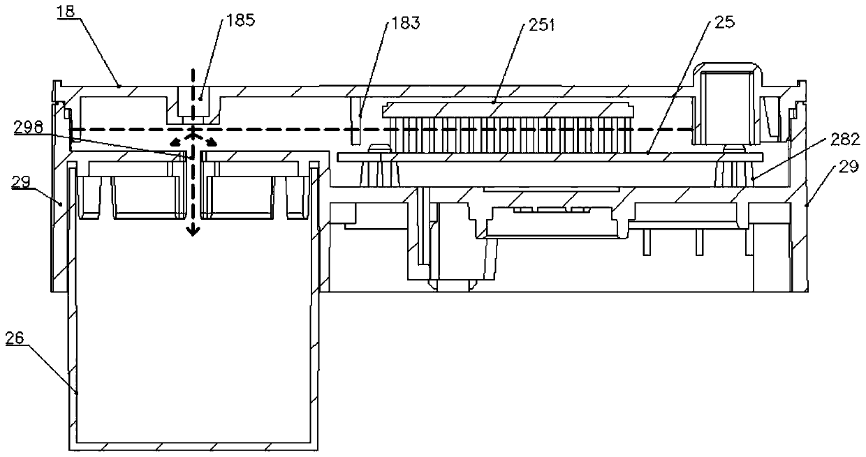 Multifunctional glue pouring structure of water meter