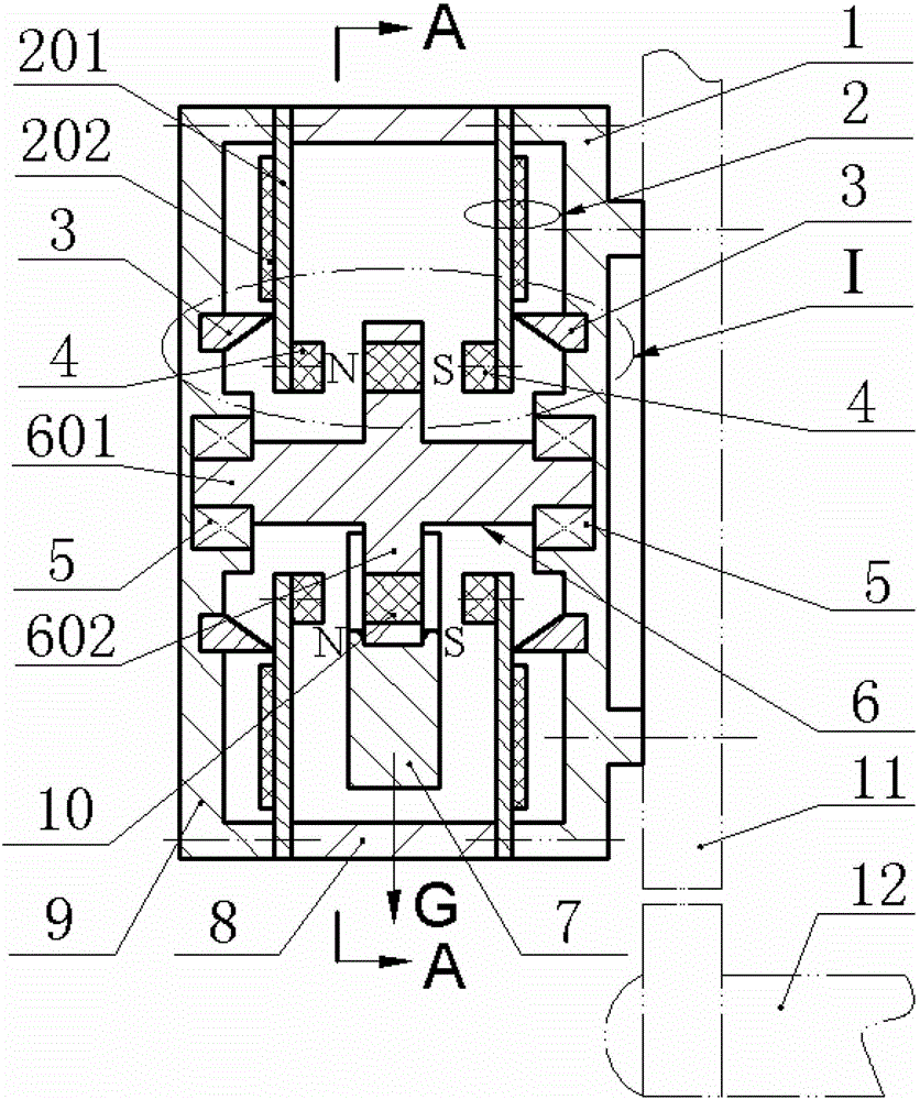 A suspension hammer self-excited wheel generator