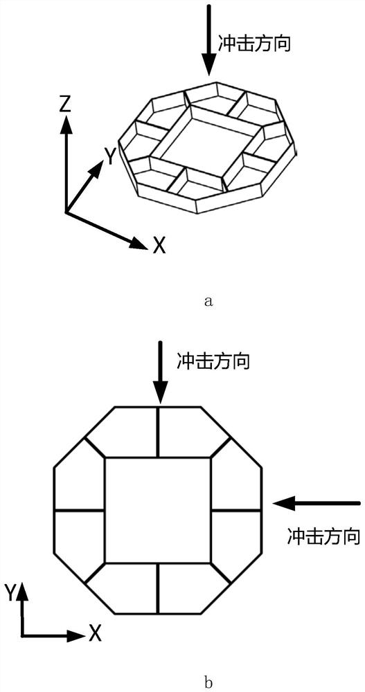 A multi-directional bearer honeycomb structure